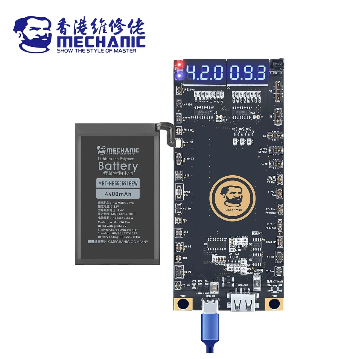 Scheda di rilevamento attivazione batteria meccanico BA27 per iPhone 5-13 PRO riparazione del Tester della batteria del telefono Android Samsung Xiaomi Huawei