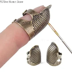 Retro Finger Protector Antique Thimble Ring Handworking Needle Thimble Needles Craft DIY Household Sewing Tools Accessories