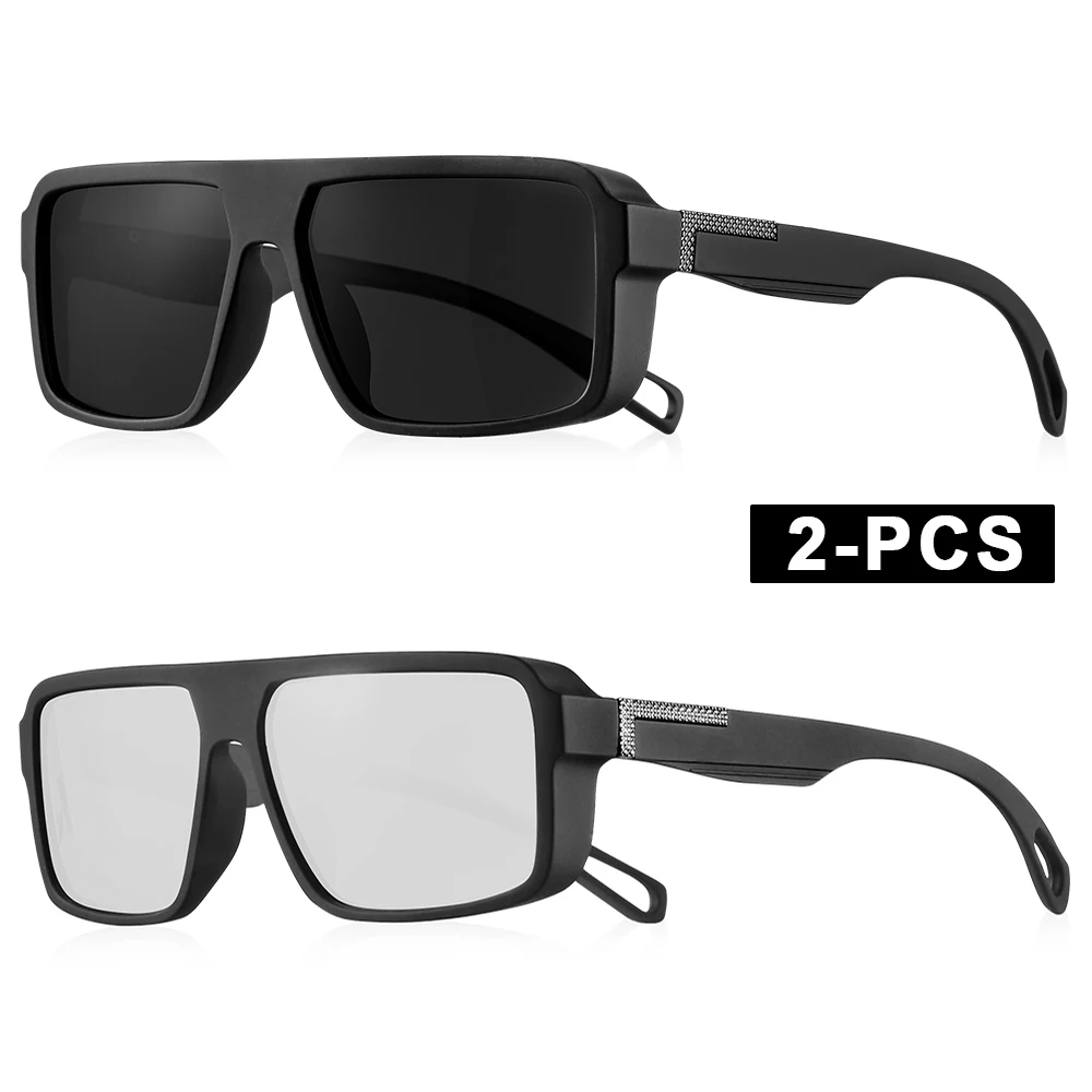 CRIXALIS Square Polarized Sunglasses Unisex 10