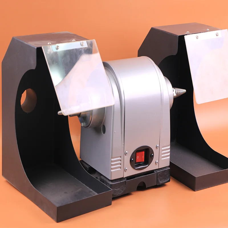 AX-J3 Dental Laboratory Polishing Lathe Grinding Machine Used for Polishing Metal Plastic Dentures Dental Braces Porcelain Teeth