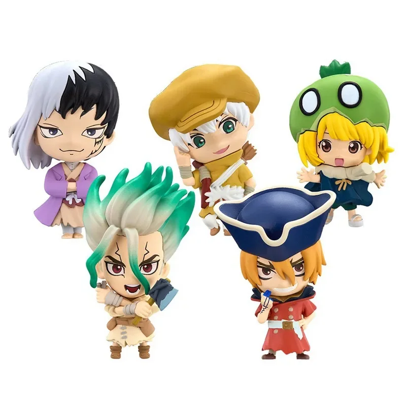 Gashapon Capsule Toy Japan Anime Dr.STONE Ishigami Senkuu Saionji Ukyo Asagiri Gen Mini Figures Table Ornaments Kids Gifts