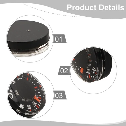 Imagen 2 del producto Termómetro abatible Termómetro interior y exterior Monitoreo de temperatura conveniente Fácil de instalar para salas de estar