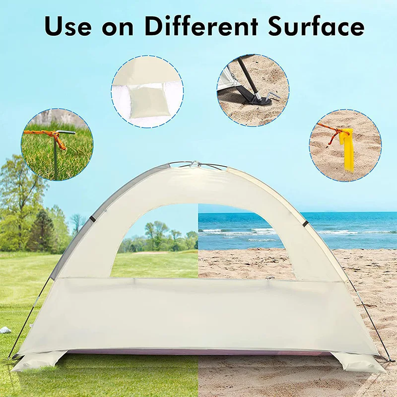 

Outdoor Sunshade Canopy Portable Popular UV Protection Breathable Lightweight For Camping Parties Beach Tent Outdoor Shelter