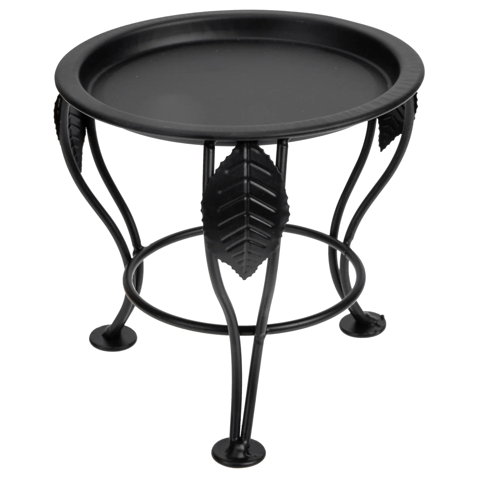 Tripod Wrought Iron Flower Stand House Plants Rack Indoor Pot Shelf Window Flowerpot Support Planter