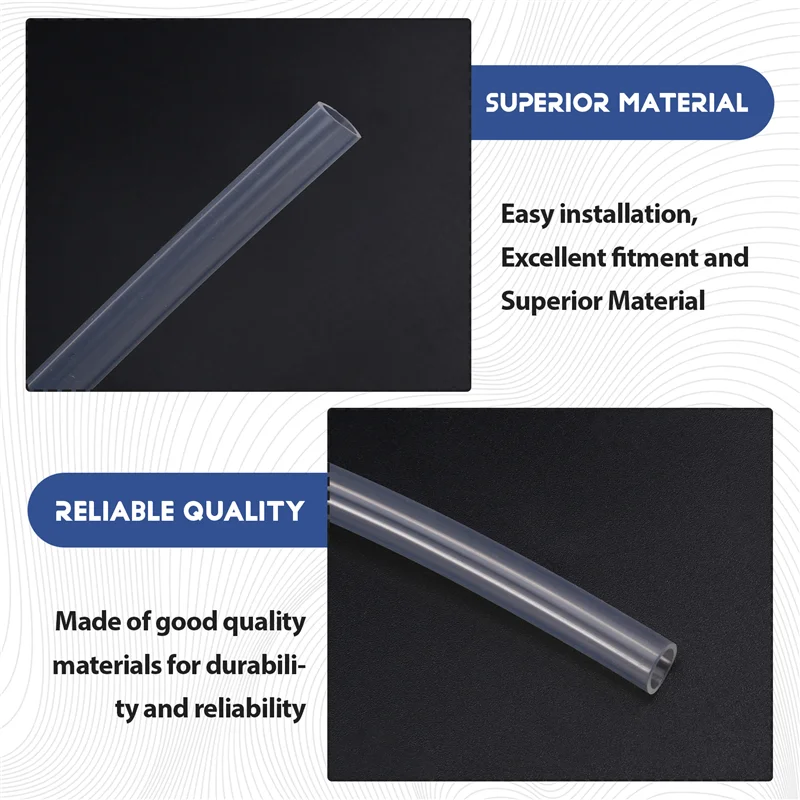 

【Flash-Deal!】10M Flexible Silicone Tubing Temperature Resistance Transparent Soft Silicone Aquarium Pump Faucet Hose ID 8Mm X OD