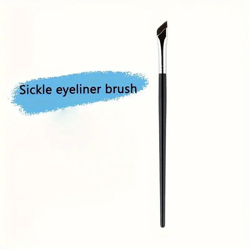 Lidschattenpinsel, ultradünn, Sichel, diagonaler Make-up-Pinsel, horizontaler Seidenraupenpinsel, Augenbrauenpinsel – Detail 7