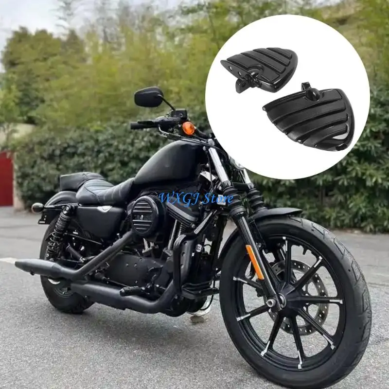 

37JE Motorcycle Footrests Adjustable Passenger Foot Rest Pedal Aluminum Rubber Nonslip Foot Pedal Universal