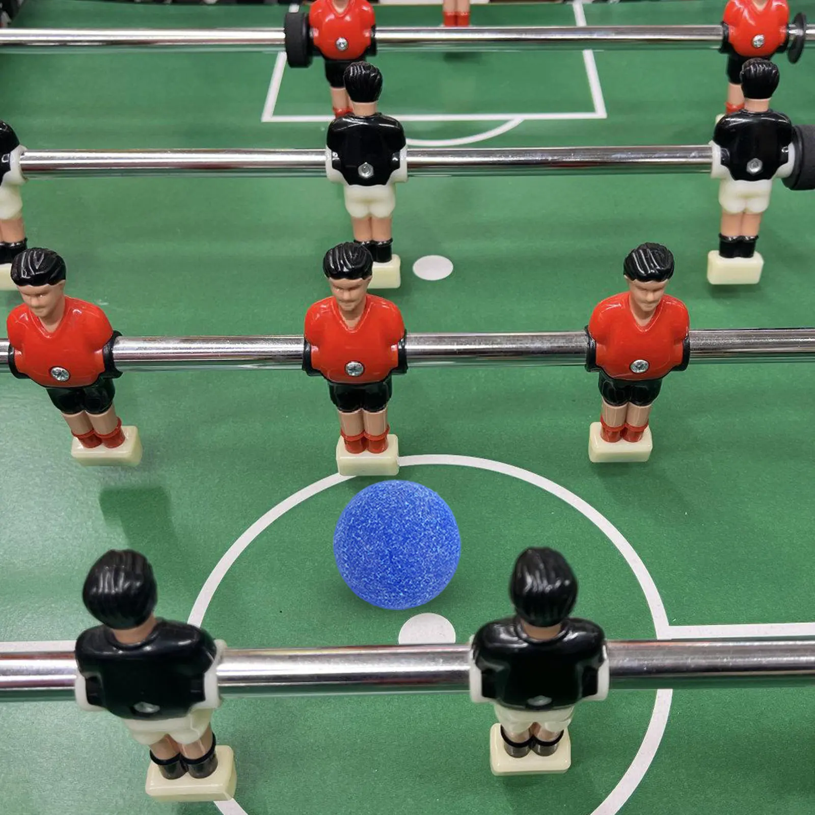 5Pcs Frosted Table Soccer Balls for Desk Foosball Game Mini Plastic Tabletop Football Replacement Balls Indoor Office Home Use