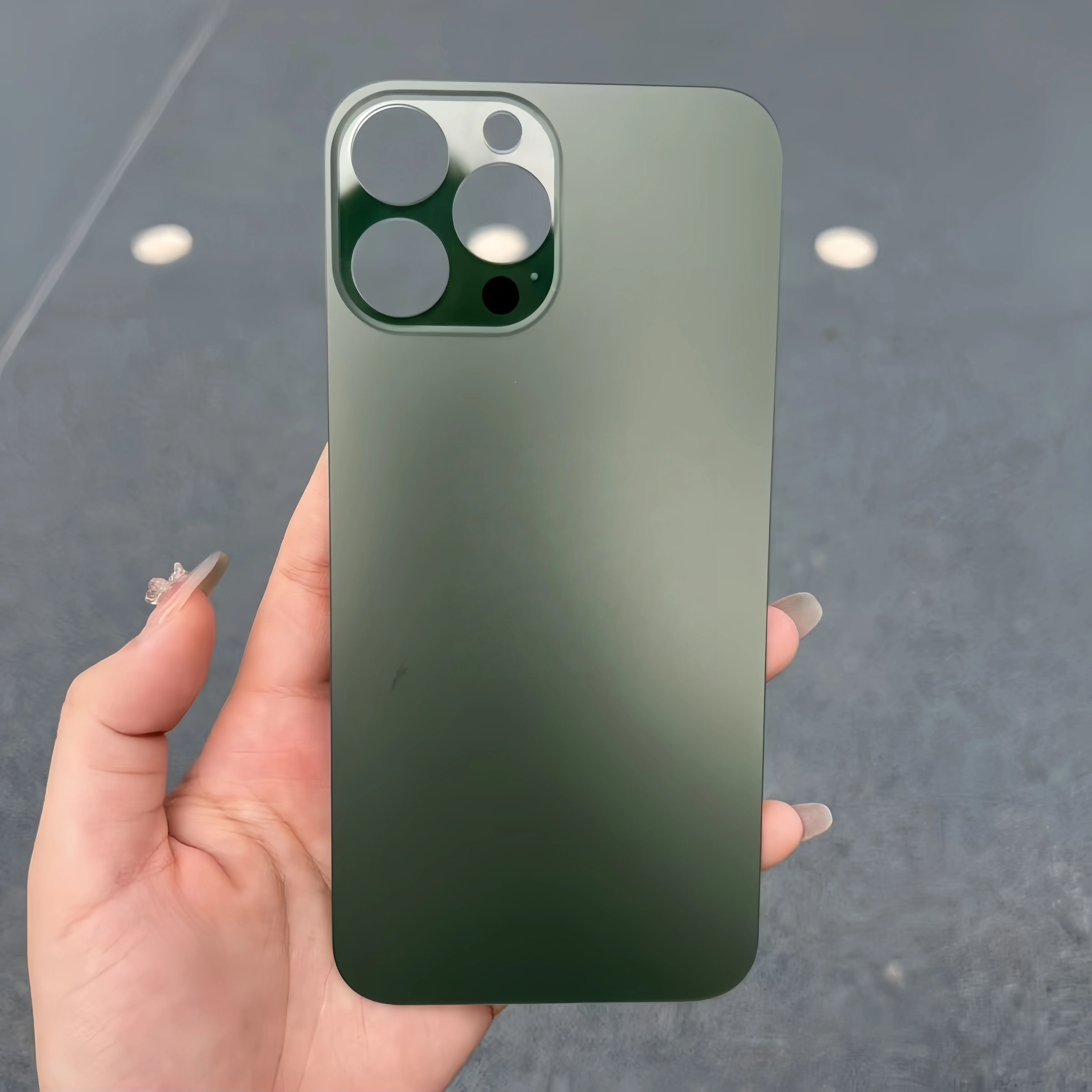 غطاء خلفي زجاجي جديد لملحقات الهاتف المحمول iPhone 13 pro استبدال الغطاء الخلفي الزجاجي