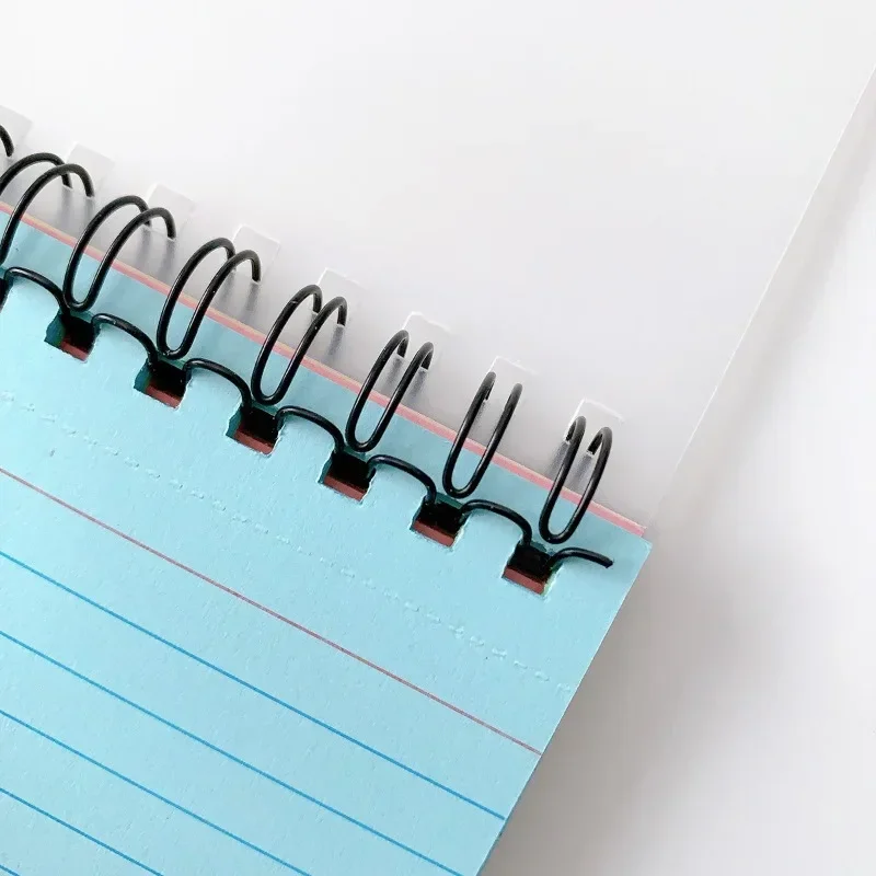 6pcs Horizontal Line Notebook Tearable Coil Book Cuaderno Journal Note Book Office Supplies Diary Libretas Stationery Notebooks