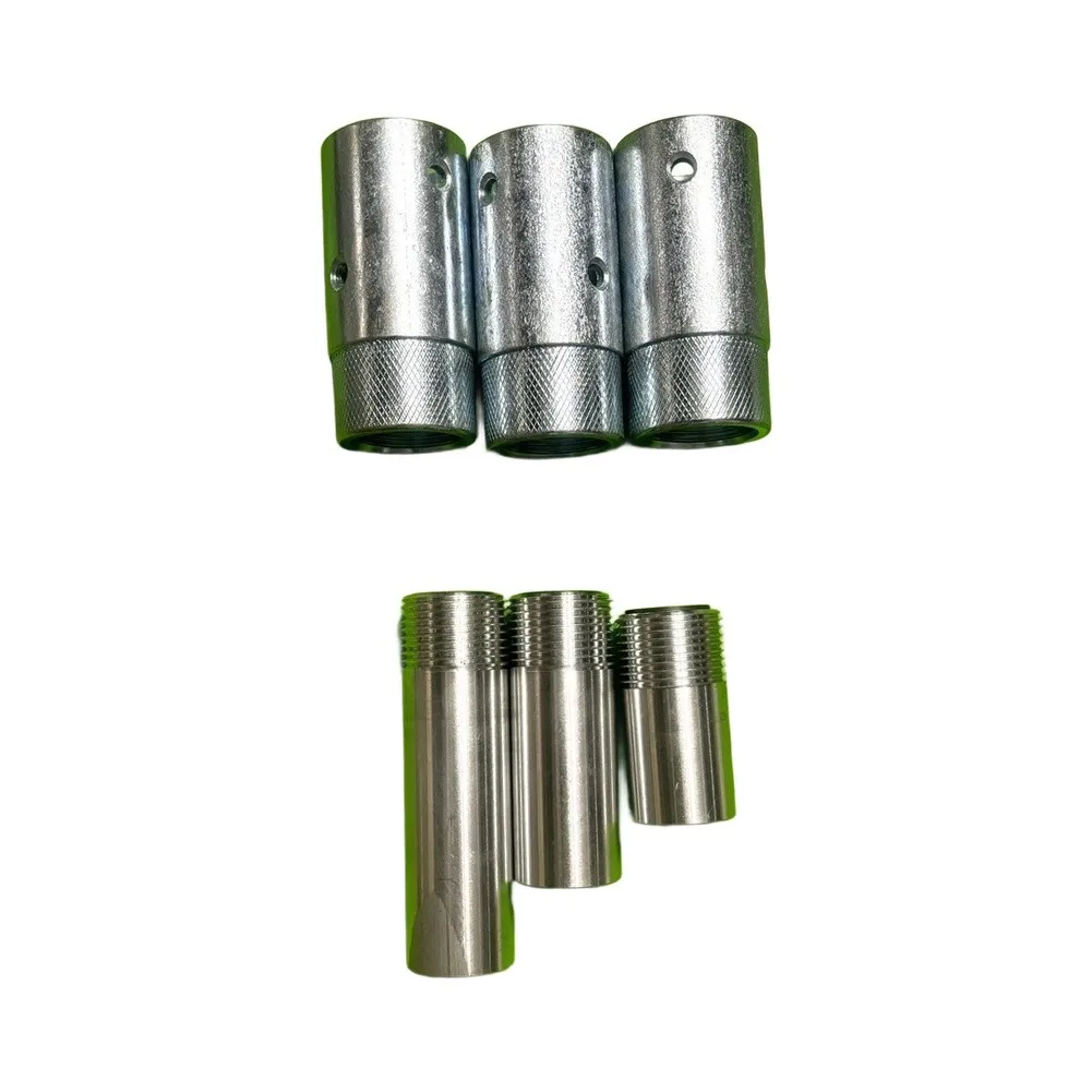 Boron Carbide Abrasive Nozzle 45mm 60mm for Sandblasting Machines Direct Pressure Type Aluminum Housing Long Life