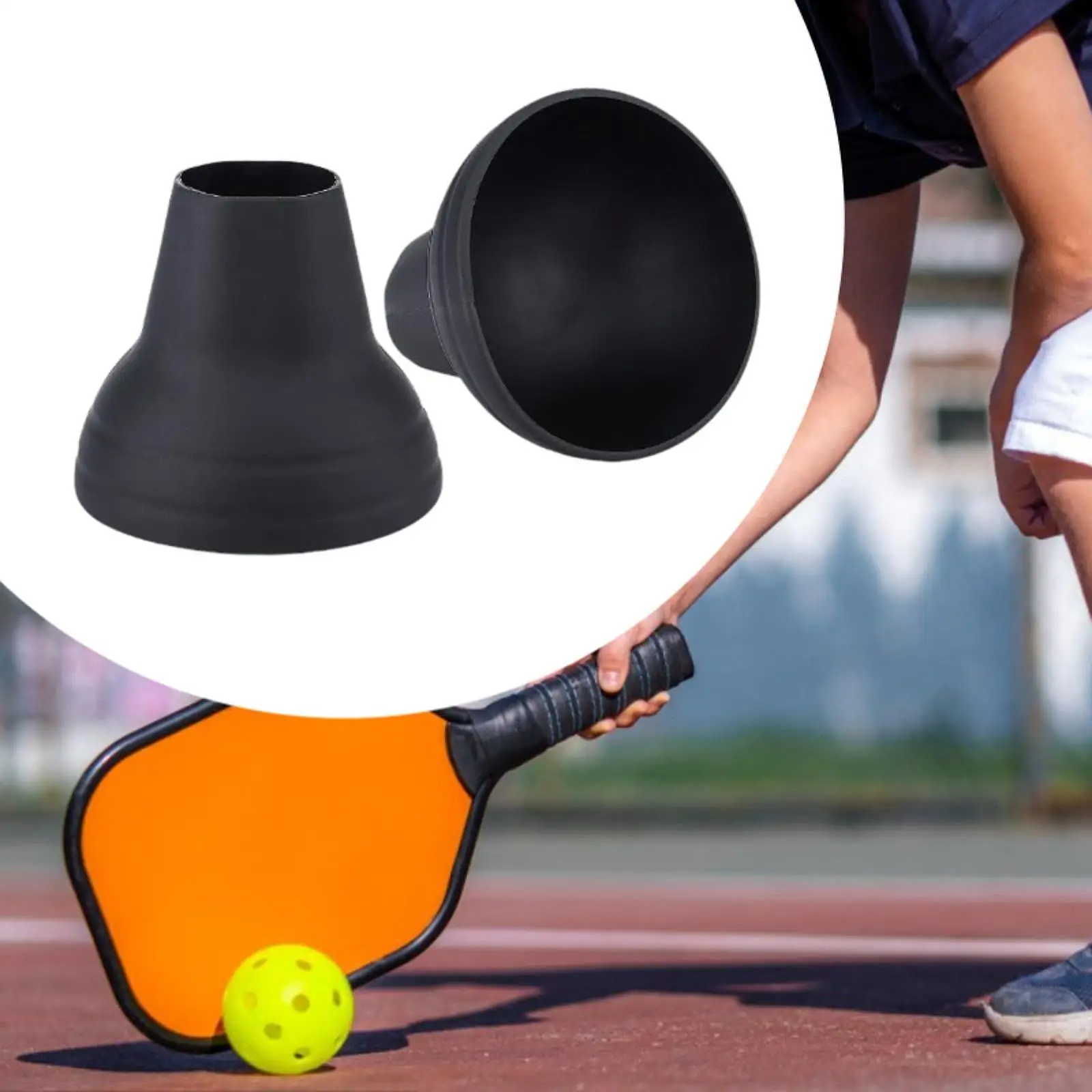 

2x Pickleball Ball Retriever Практичні кріплення до дна ракетки Pickleball