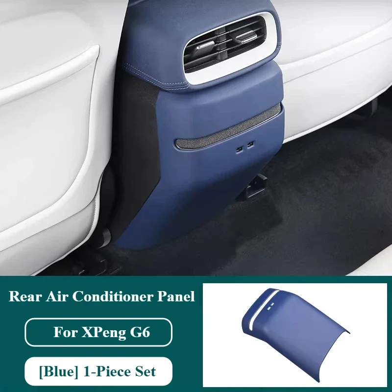For Xpeng G6 2025 Xiaopeng G6 Car Rear Anti Kick Pad Armrest Box Protective Cover Xpeng G6 Interior Modification Parts