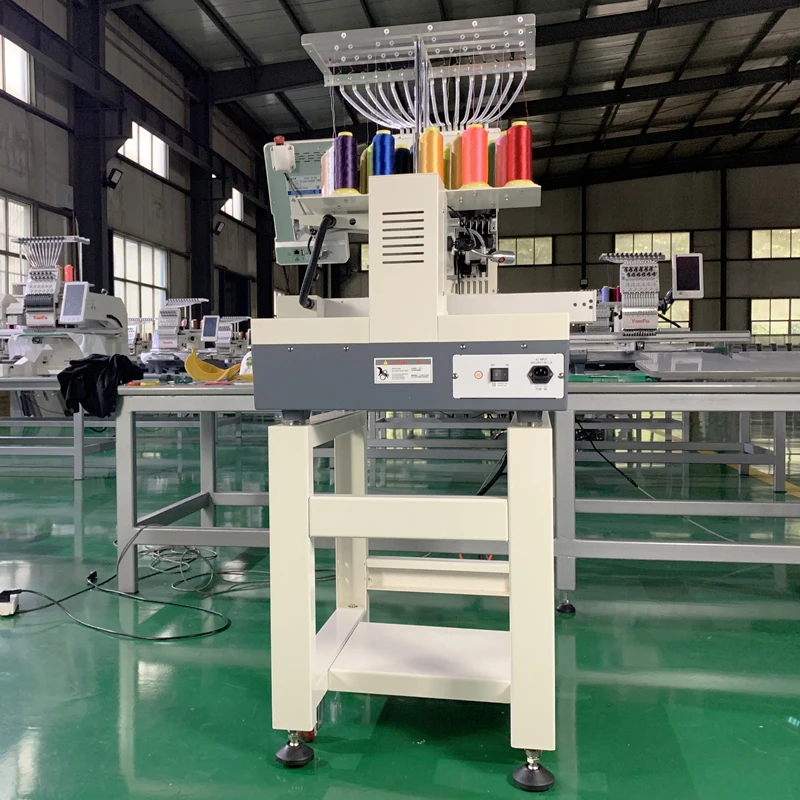 Swf Embroidery Machine Computerized Used New Embroidery Machine Single Head 12 Needle Automatic Logo Embroidery Machine