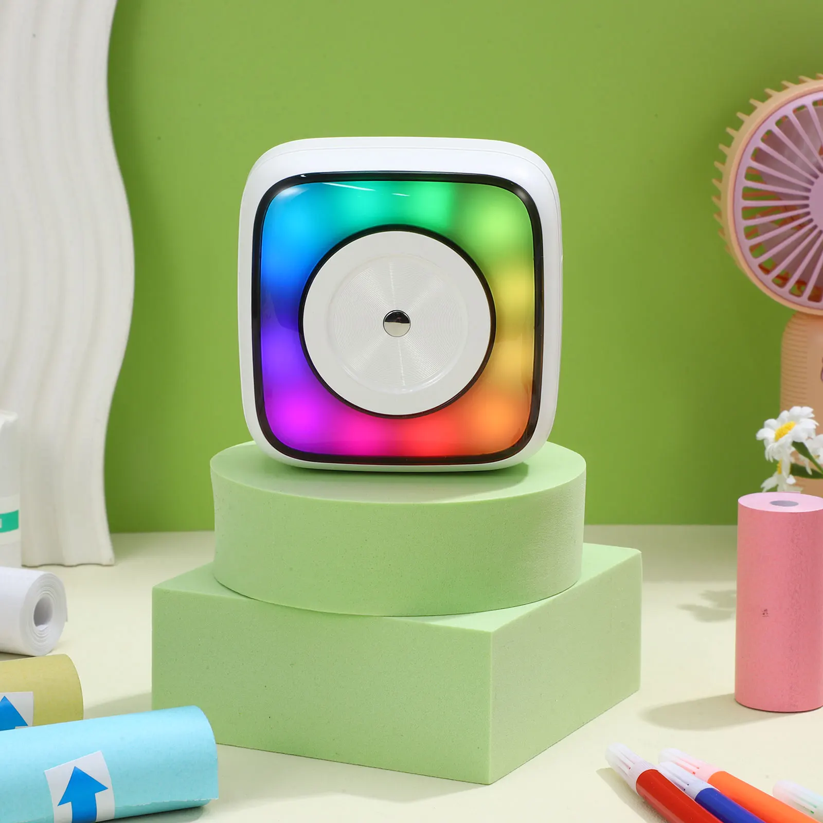 Printer Papieren Sticker Inktloze Draagbare Mini Miniatuur Maker Ontvangst Leuke Student