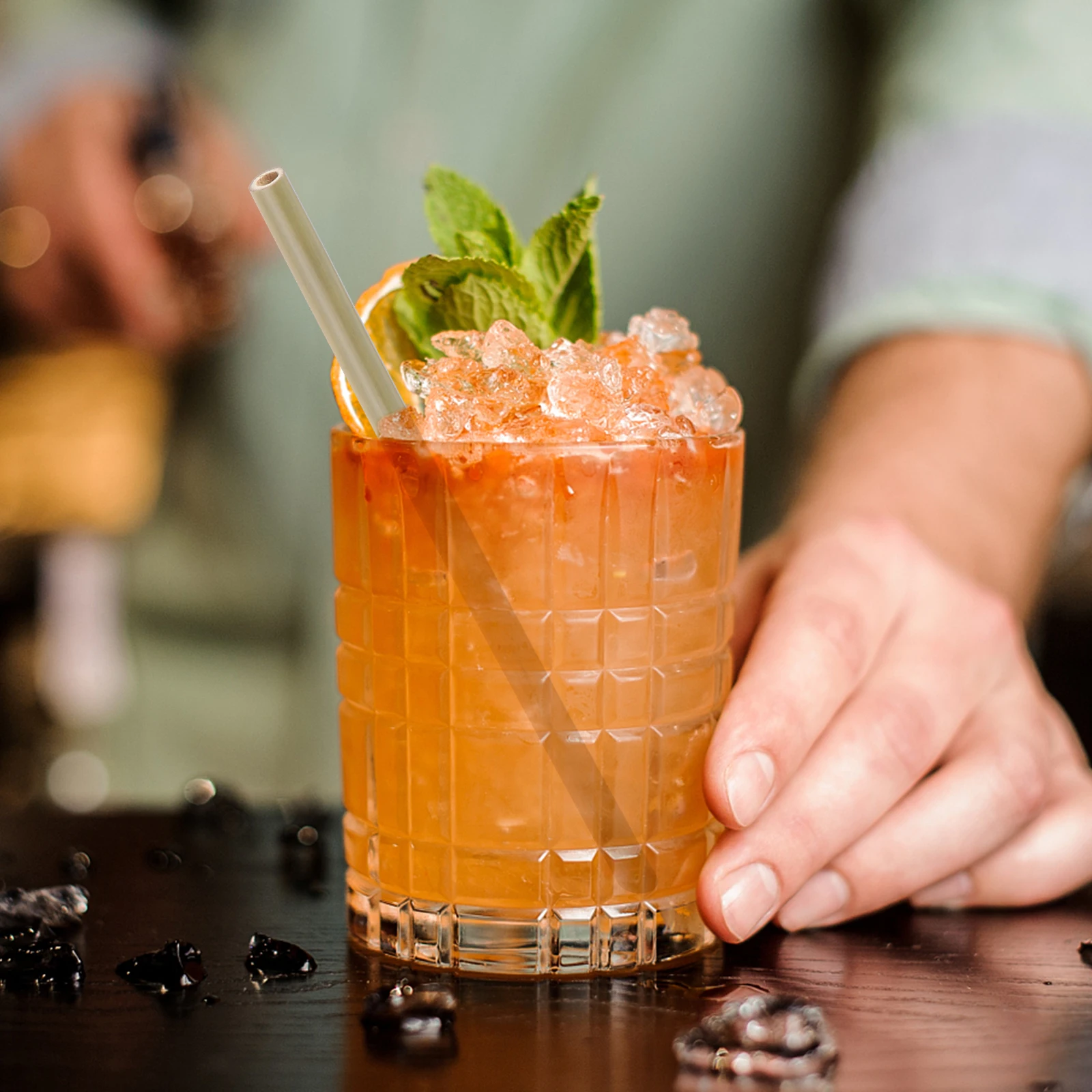 

1 set Bamboo Cutlery Set Reusable Travel Utensils Portable Camping Eco Friendly Kitchen Dining Accessories