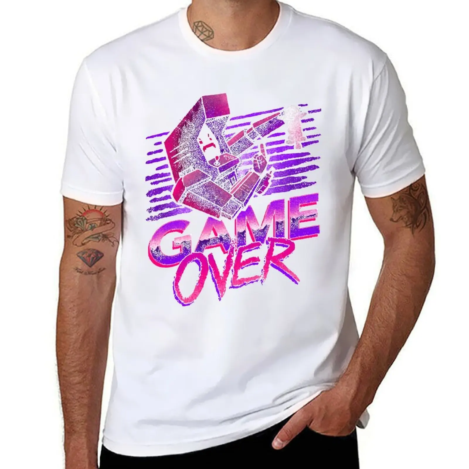 

Game Over T-Shirt man t shirt graphic man t shirts cotton printed t shirts for man T-Shirt