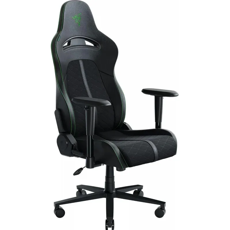 

QWRazerr Enki X Essential Gaming Chair:All-Day Comfort-Built-in Lumbar Arch-Optimized Cushion Density-Dual-Textured,Eco-Friendly