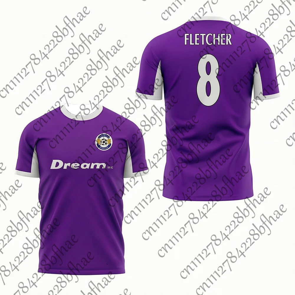 Unisex Harchester United Retro Fußballtrikot Vintage Fletcher 8 11 Davenport Movie Dream Team Eltern-Kind Sportliches Fußballshirt – Detail 4