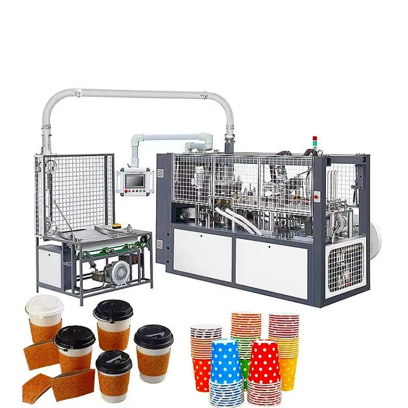 Paper Cup Making Machine Four Servo Motor Driven Automatic Forming Customized for Coffee Tea Cup Manufacturing High Quality