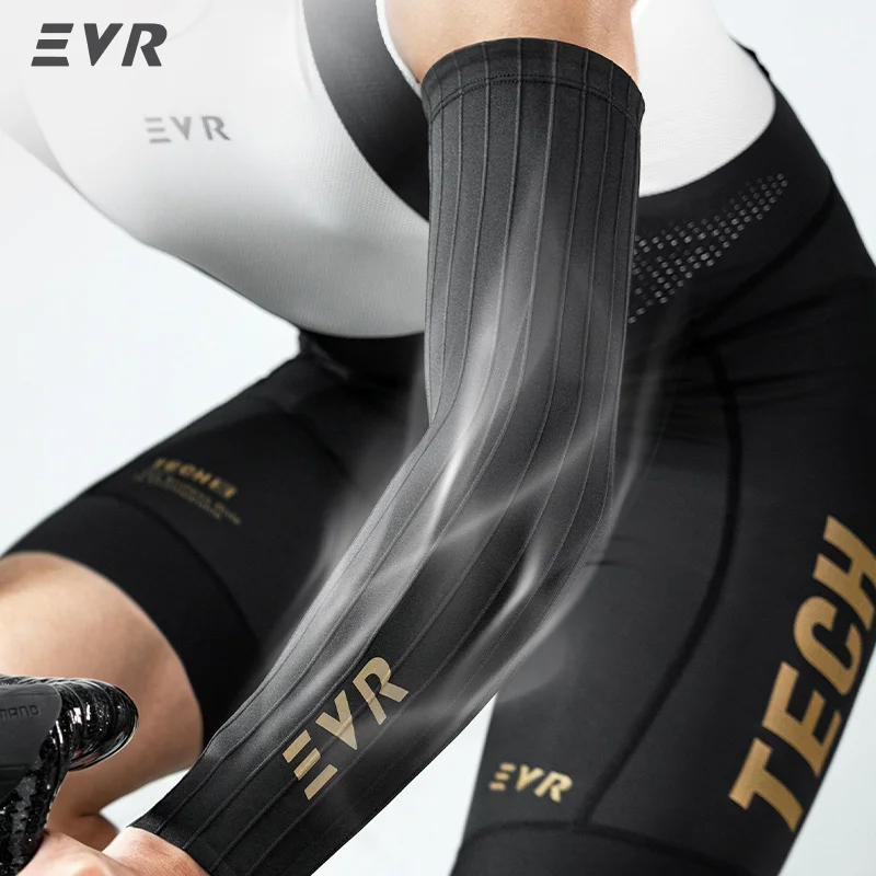 Manchons de cyclisme EVR pneumatiques d'été, manchons rafraîchissants, protection solaire, antidérapants, pour hommes et femmes, séchage rapide, protège-bras pour vélo de route