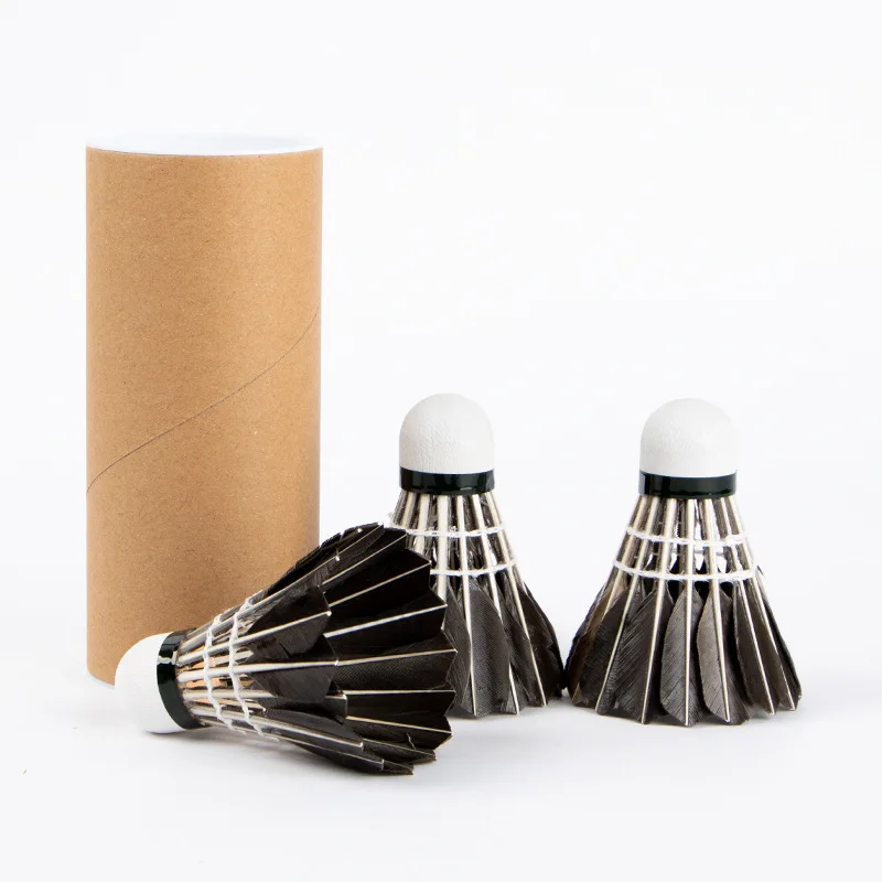 

White Badminton Duck Feather Goose Feather Resistant To Bad Professional Training Competition