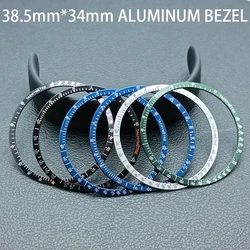 38.5mm*34mm Aluminum Watch Bezel Watch Insert Ring Mens Watch Replacement Part Accessories Watch Face Watch Bezel Repair Tool
