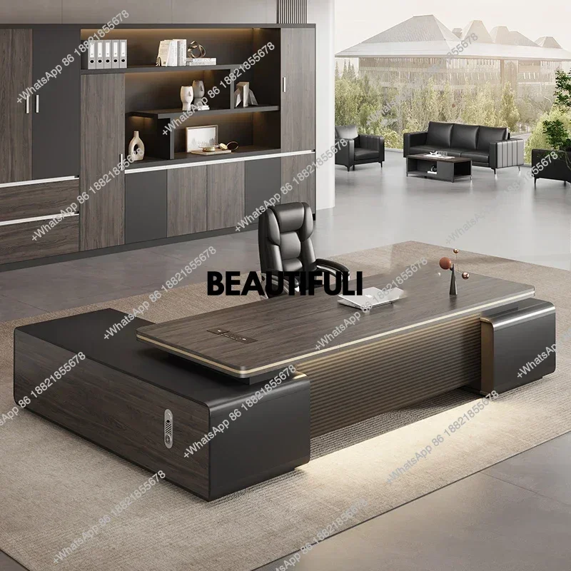 

R Luxury Nordic Office Desk Wooden Standing Bedroom Drawer Office Desk Organizers Design Multifunctional Ufficio Home Furniture