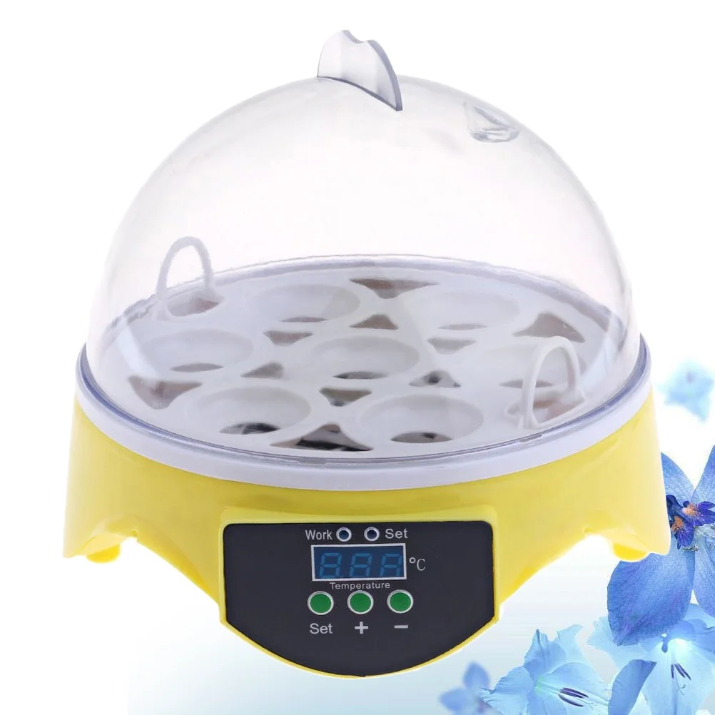 

7 Eggs Incubators for Chickens with Automatic Turning Hatching Hatchery Brooder