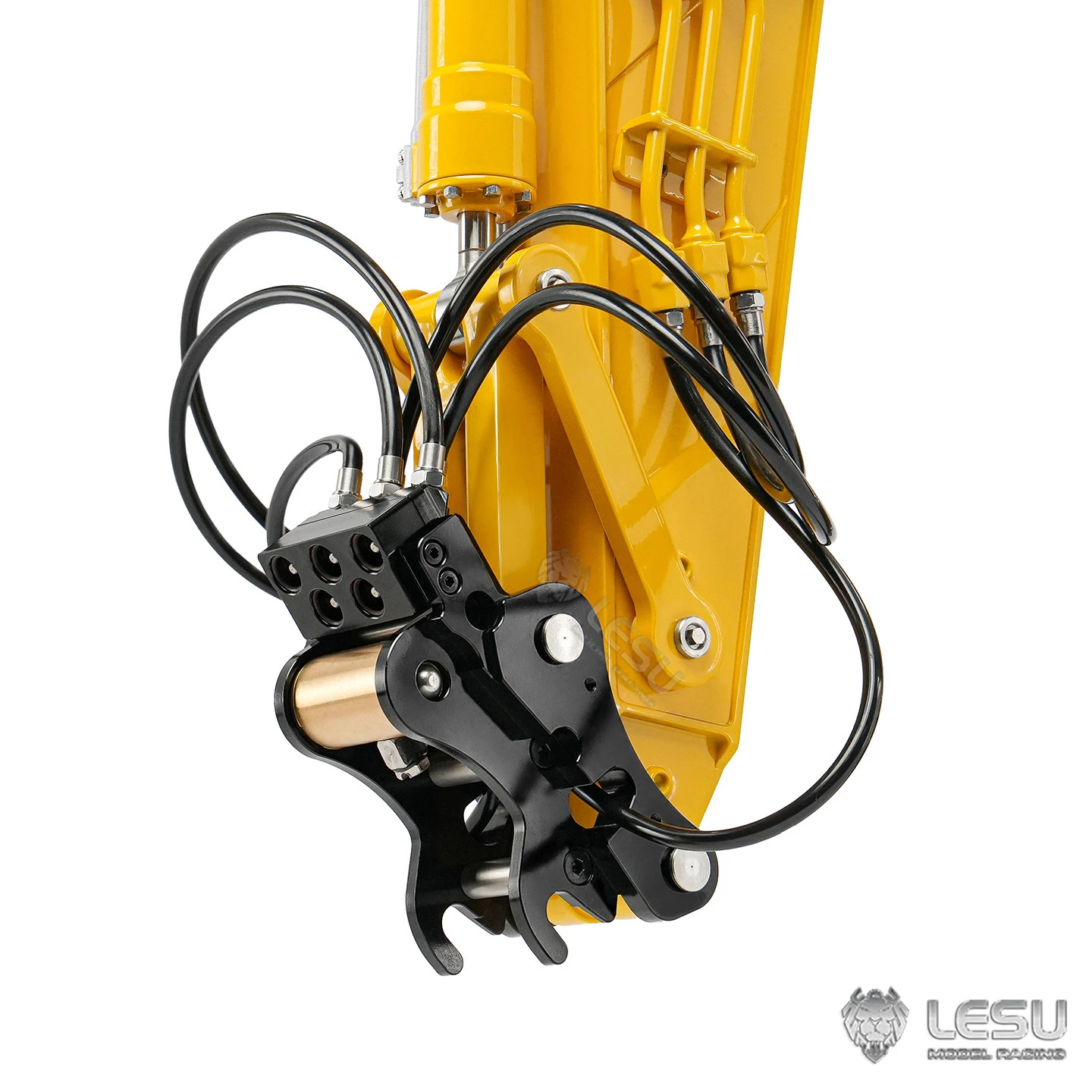 LESU Metal Quick Release Coupler Parts for 1/14 Type B accessory, universal quick-release coupler for excavators AT-C0096