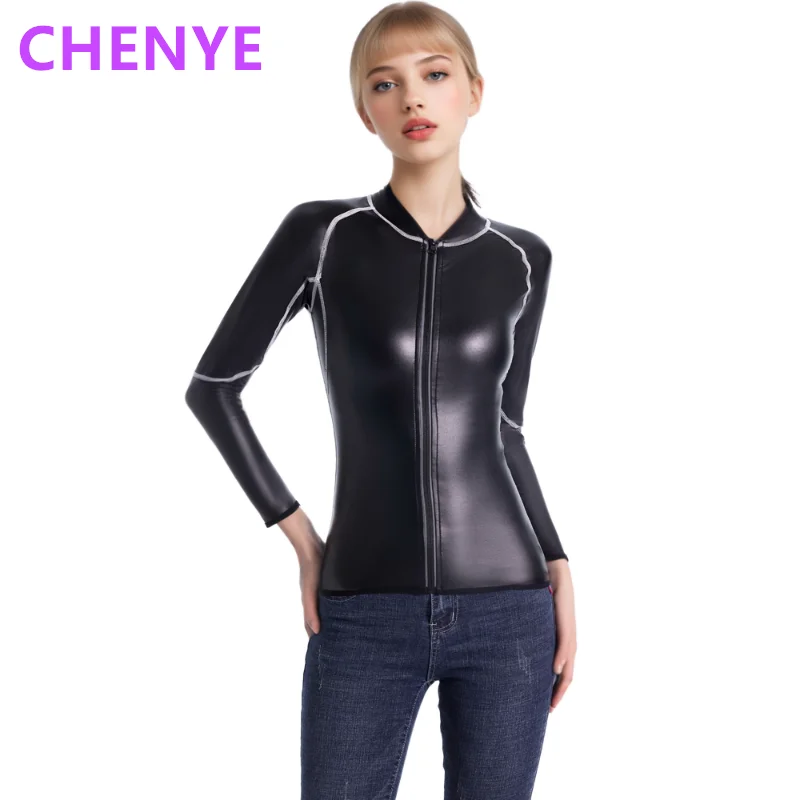 

Женская кожаная куртка с воротником-стойкой, белая линия, рубашка из искусственной кожи с длинным рукавом, формирователь тела, корсеты для тренировки талии, тонкие рубашки на молнии