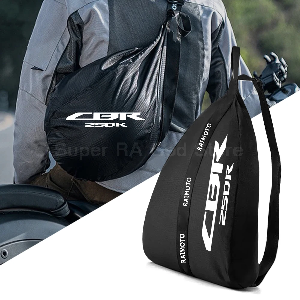 For CBR250R 2011-2015 Motorcycle Accessories Helmet Backpack Large Capacity Travel Bags Reflective