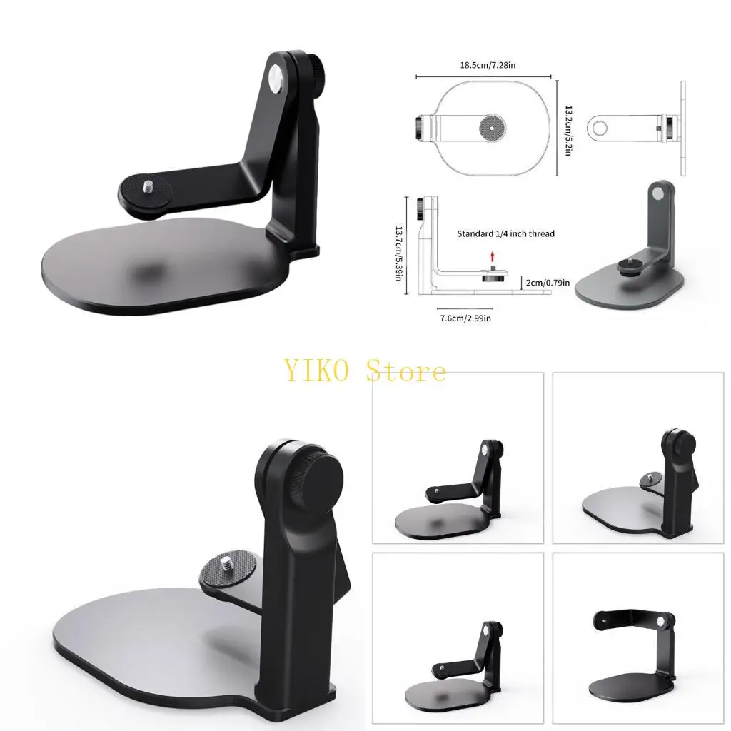 

K32C Projector Desk Mount with 360°Rotation, Easy Tilt, and Secure 1/4Inch Screw