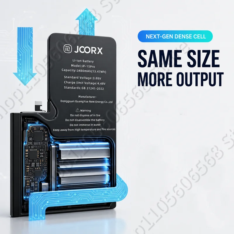 JCORX High Performance Replacement Battery for iPhone 7 Plus 3490mAh Long Lasting Lithium-ion Batteries With Tools