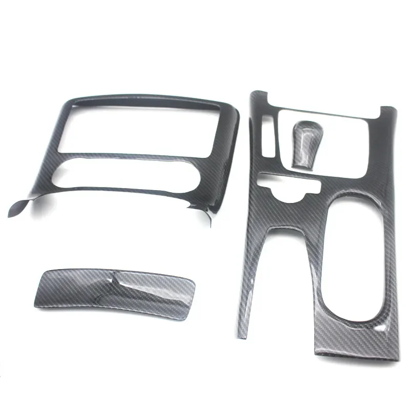 For Mercedes-Benz SLK 200 250 350 SLC 260 300 interior carbon fiber kit door modified real carbon fiber stickers package kit