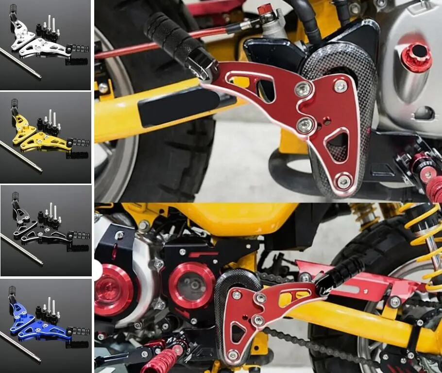 ثلاثية الأبعاد طوي الركاب الخلفي دواسة القدم أوتاد القدم لهوندا القرد 125 2018-2023 ثلاثية الأبعاد طوي الركاب الخلفي القدم دواسة FootPegs