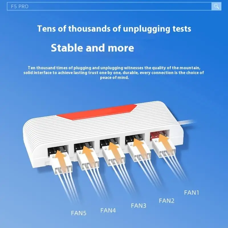 

5 Way Computer Cooling Splitter Эффективное соединение повышает управление теплом в игровых буровых установках y3nd
