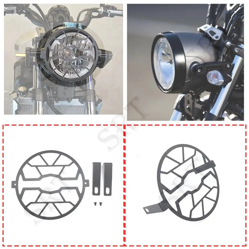 

Motorcycle Accessories Headlight Grille Guard Protector For Yamaha XSR 700 900 XSR900 XSR700 2016 2017 2018 2019 2020 2021