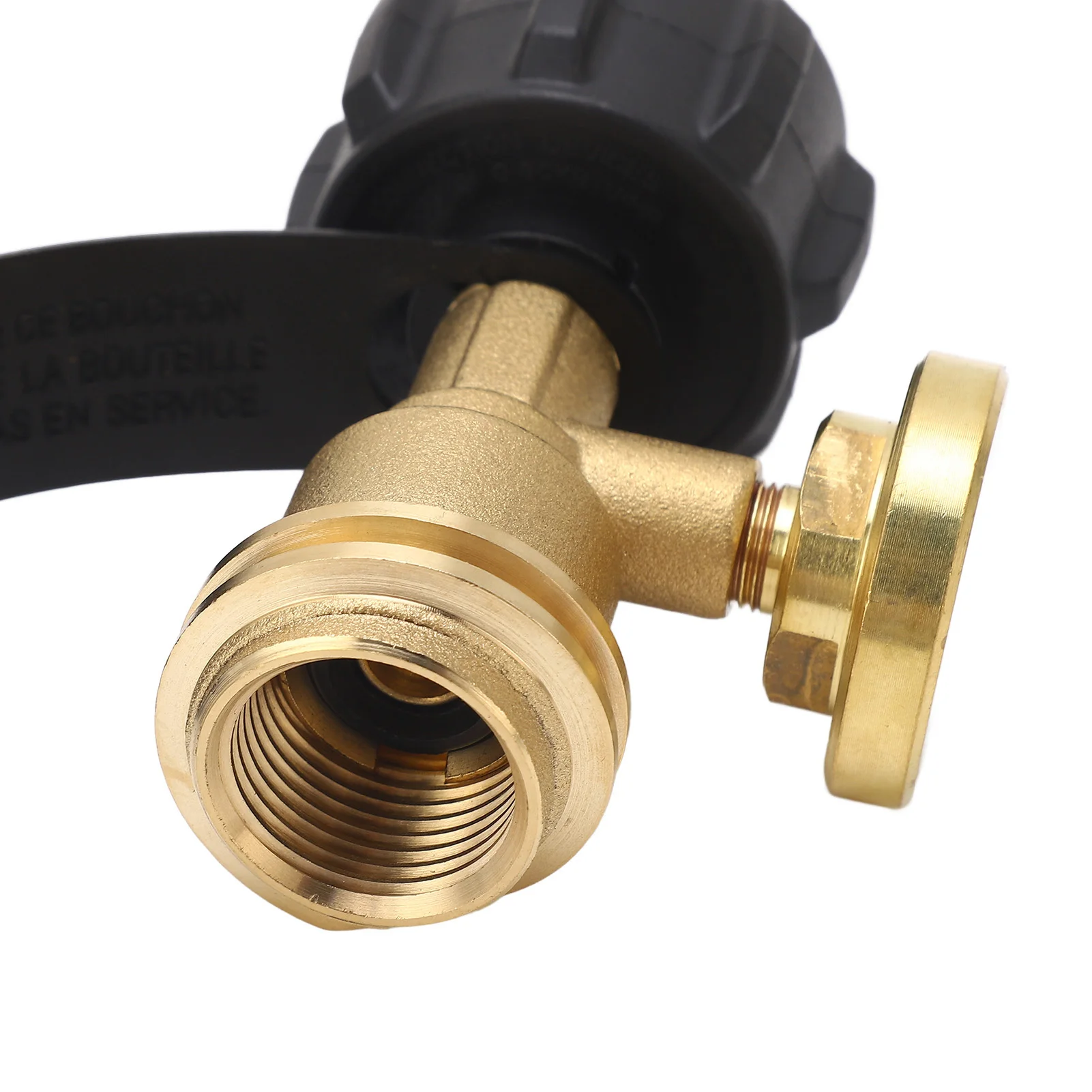 Propane Tank Gas Gauge Leak Detector Level Indicator Pressure Meter Universal Adapter for RV Camping Barbecue Oven