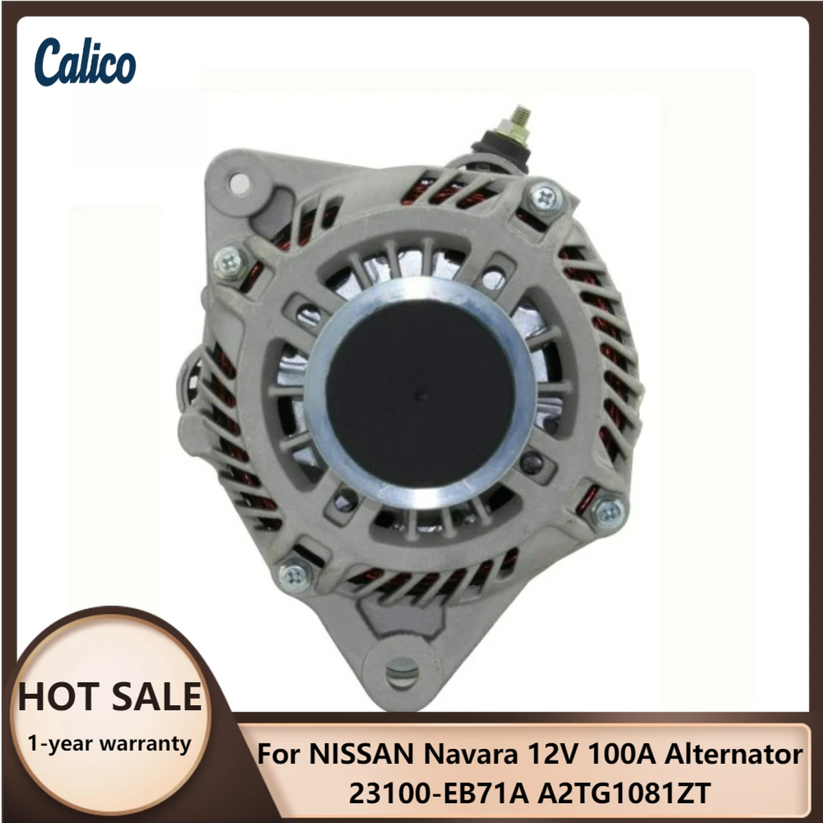 

The Ultimate Details Are Suitable for NISSAN Navara 12V 100A Alternator 23100-EB71A A2TG1081ZT