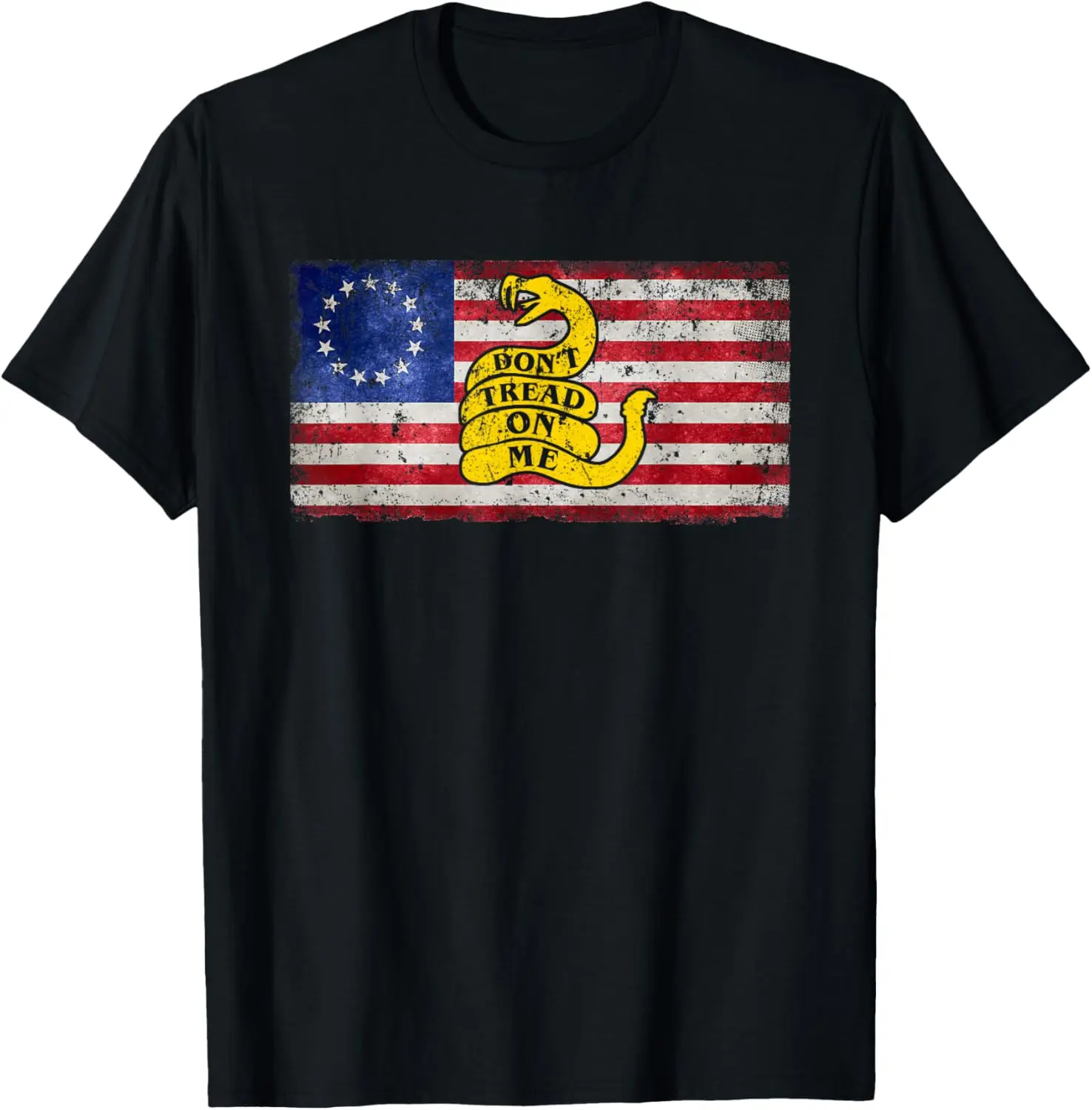 Betsy Ross Flag Dont Tread Patriotic on Me for Men Women T-Shirt