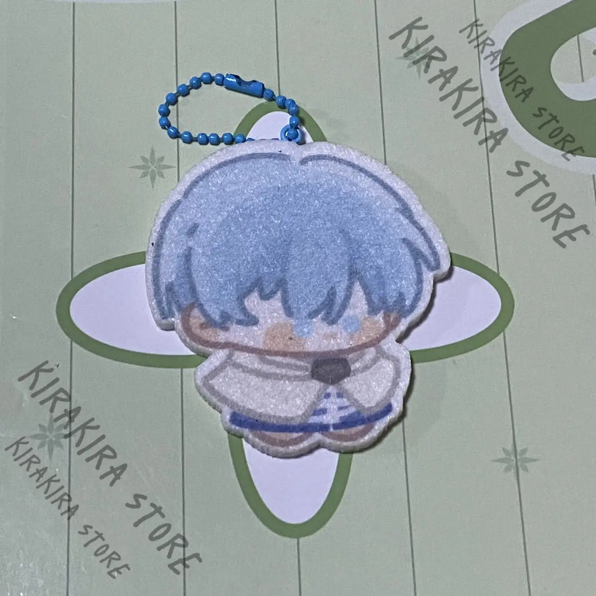 Frieren: Beyond Journey's End 양면 펜던트 열쇠 고리 Frieren Fern 부직포 교수형 드롭 코스프레 Stark 액세서리