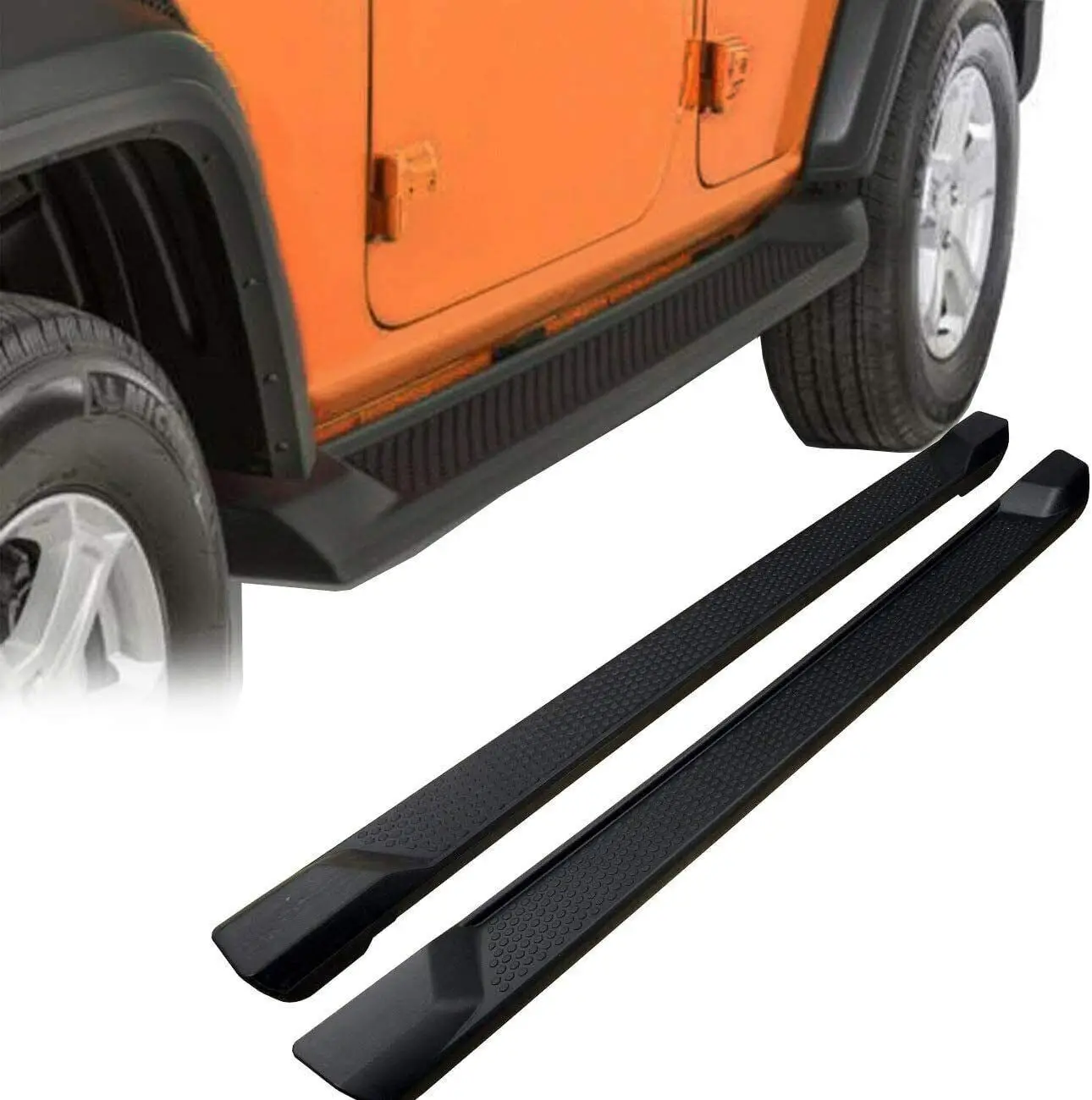 Side Step Fit for Jeep Wrangler JL 4 Door 2018 2019 2020 Running Board Nerf Bar