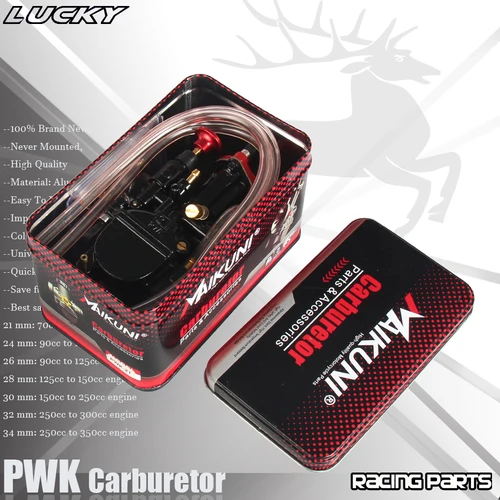 Imagen 2 del producto Carburador de motocicleta de alto rendimiento 21mm 24mm 26mm 28mm 30mm 32mm 34mm PWK Power Jet carburador modificación Universal