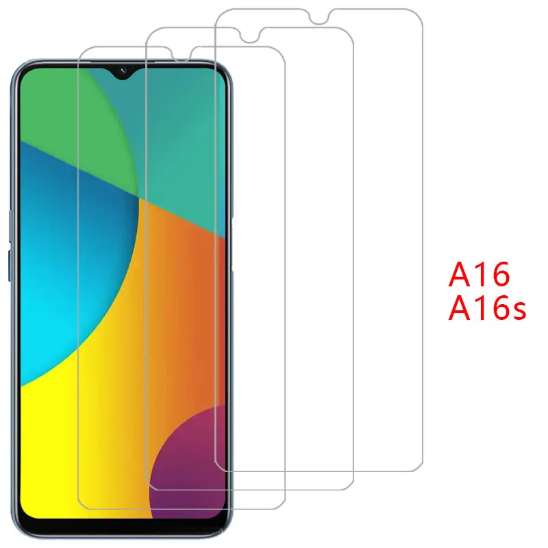 protective tempered glass for oppo a16 a16s screen protector on oppoa16 a 16 s 16s 16a as16 s16a film glas opp opo oppa appo 9h