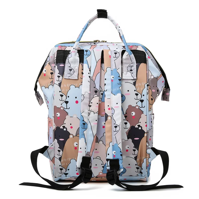 Fashion Mummy Maternity Nappy Diaper Backpack Bag Travel Backpack Mummy Backpack Multi-function Waterproof Outdoor Diaper Bags