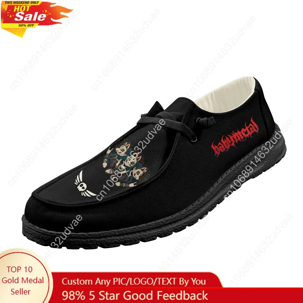 

Babymetal Japan Band Loafers Men Woman Casual Shoes Hip-hop Rock Lightweight Flat Footwear Outdoor Daily Work Custom Shoe Black