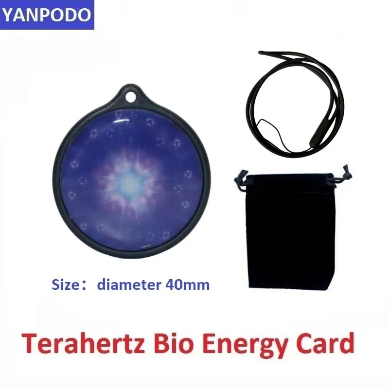 

New Me 2500-3000 Negative Ions Card Round Card Quantum Energy Chip Terahertz Energy Bio Nano Nume Card