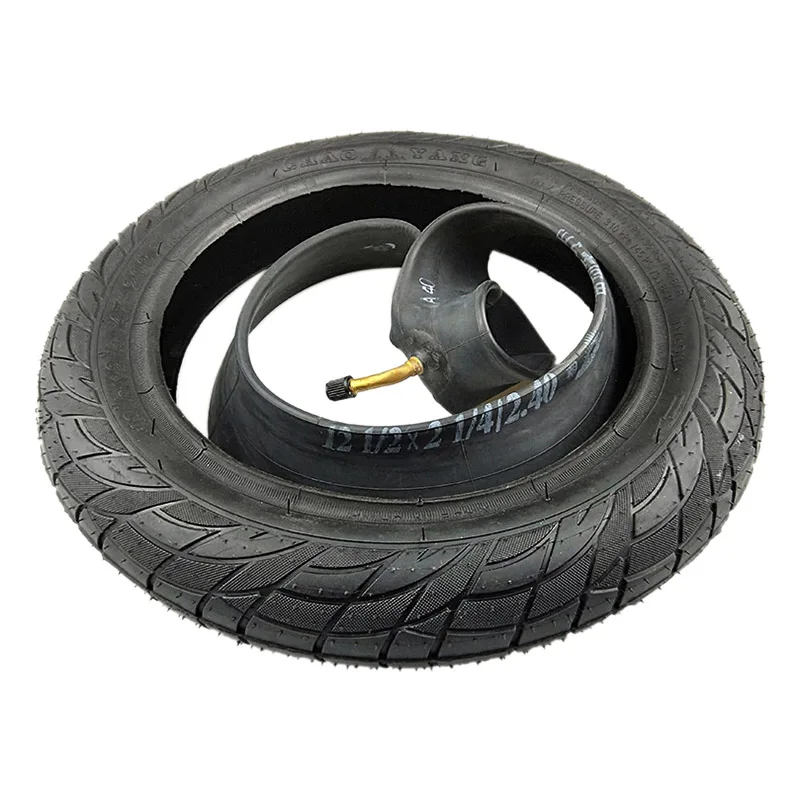 Tire 12 1/2 X 2 1/4 47-203 fits Electric Scooters and e-Bike baby carrier, folding bicycle inch tyre inner tube