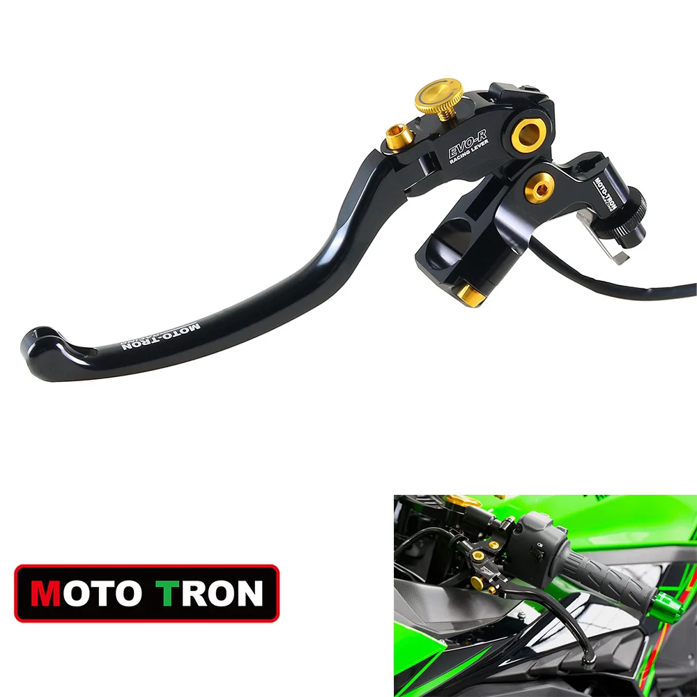 MOTO-TRON Rear Set Footreat 50mm Handlebar Fuel Tank Cap Clutch Lever Brake Engine Protection Cover for Kawasaki ZX10R 2021-